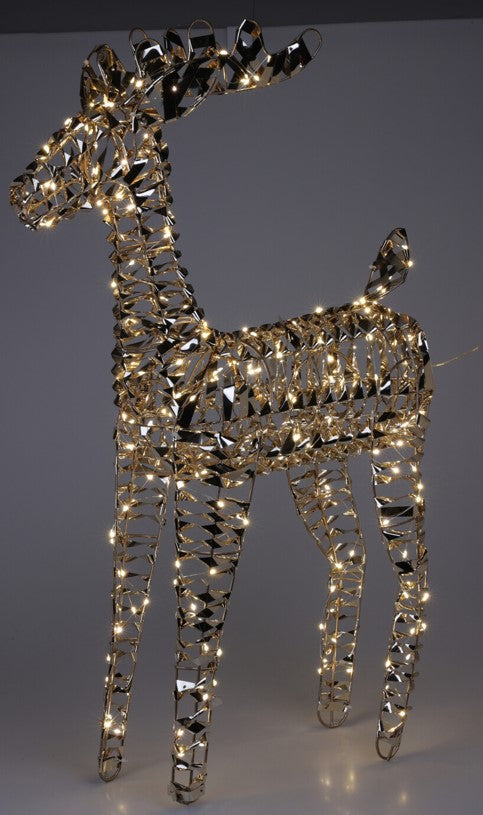 REINDEER 80CM GOLD MICRO LED | AMZ112250