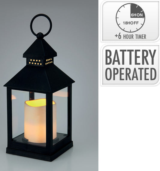 LANTERN WITH LED CANDLE 23CM | ANX000110