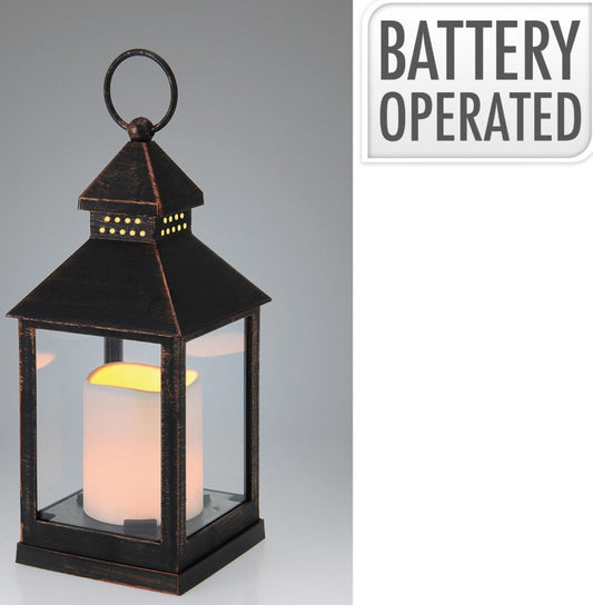 LANTERN WITH LED CANDLE 23CM | ANX000120