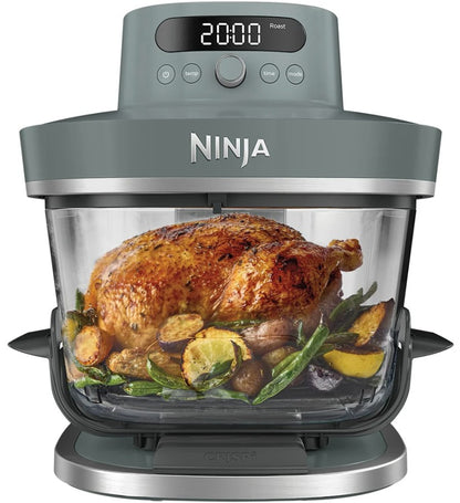 NINJA CRISPI PRO 7 IN 1 GLASS AIR FRYER GREY | AS101UKGY