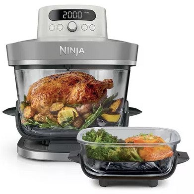 NINJA CRISPI PRO 7 IN 1 GLASS AIR FRYER BONE | AS101UKLG