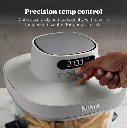 NINJA CRISPI PRO 7 IN 1 GLASS AIR FRYER BONE | AS101UKLG