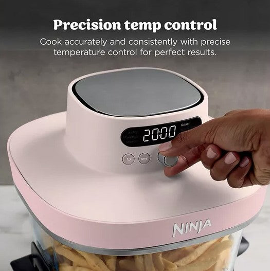 NINJA CRISPI PRO 7 IN 1 GLASS AIR FRYER ROSE | AS101UKRS