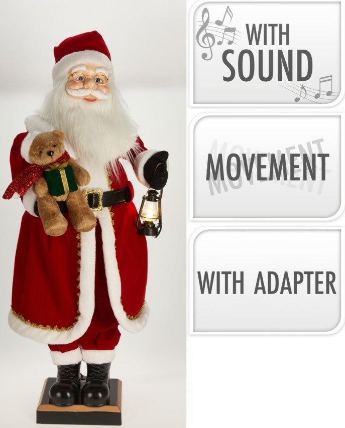 SANTA CLAUS 110CM WITH MUSIC | ASK007260