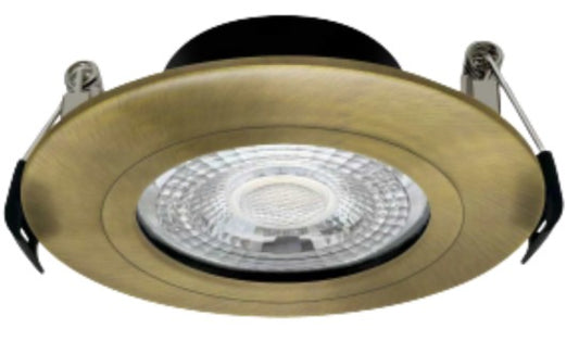 ASTRA 5W LED CCT DIMMABLE DOWNLIGHT BRASS | AST5CCTSB