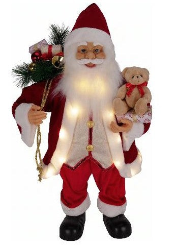 SANTA STANDING LED 80CM RED | ATK000470
