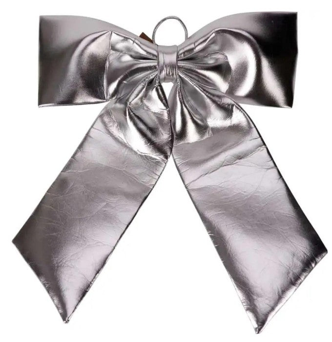 BOW 68X80CM SILVER | AWR413580