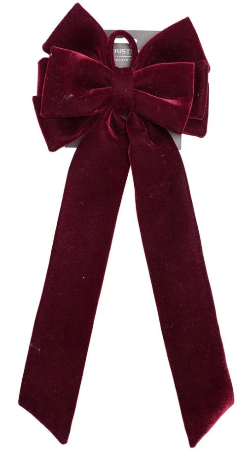 BOW 72CM 2 LAYERS BURGUNDY | AWR416960