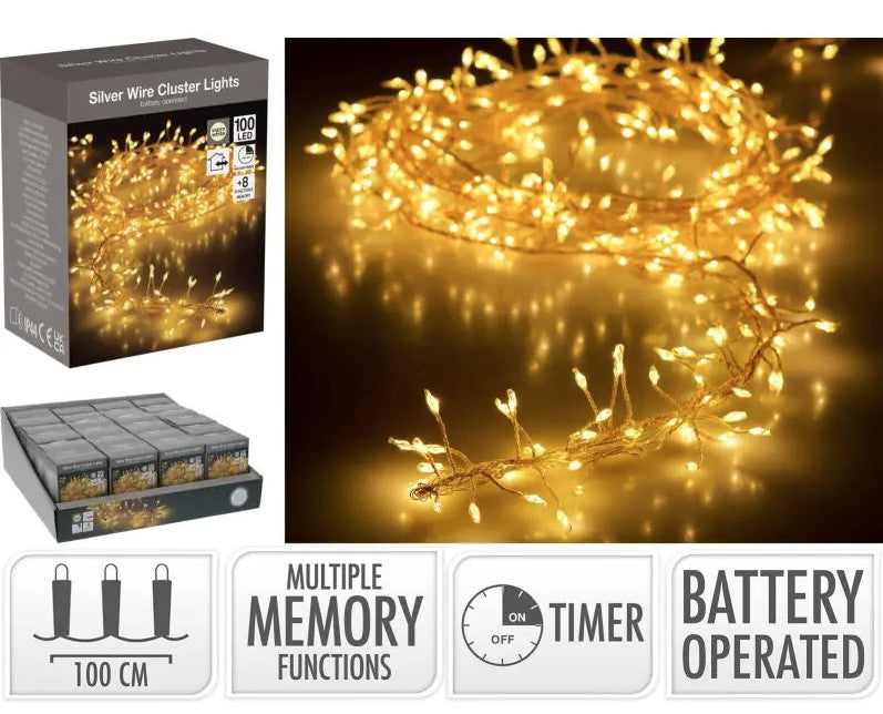 SILVERWIRE 100LED WW CLUSTER | AX5701420