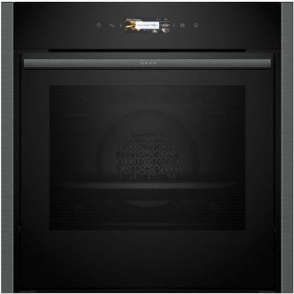 NEFF BUILT IN SINGLE PYROLYTIC OVEN GRAPHITE-GREY | B54CR71GOB