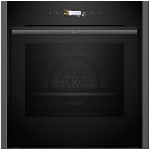 NEFF BUILT IN SINGLE PYROLYTIC OVEN GRAPHITE-GREY | B54CR71GOB