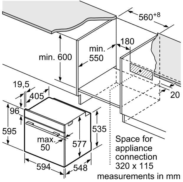 NEFF N50  BUILT IN SINGLE OVEN GRAPHITE-GREY | B6ACH7AG7B