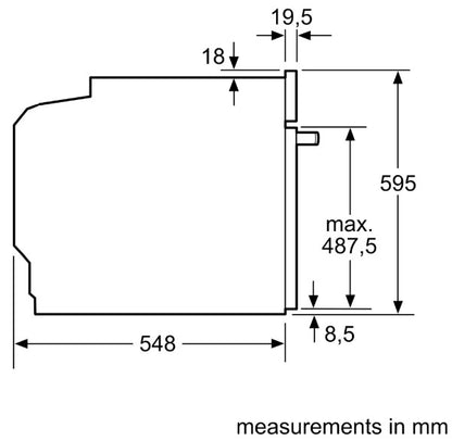 NEFF N50  BUILT IN SINGLE OVEN GRAPHITE-GREY | B6ACH7AG7B