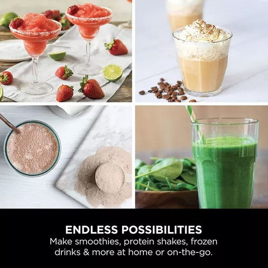 NINJA BLAST CORDLESS PORTABLE BLENDER BLACK | BC151UKBK