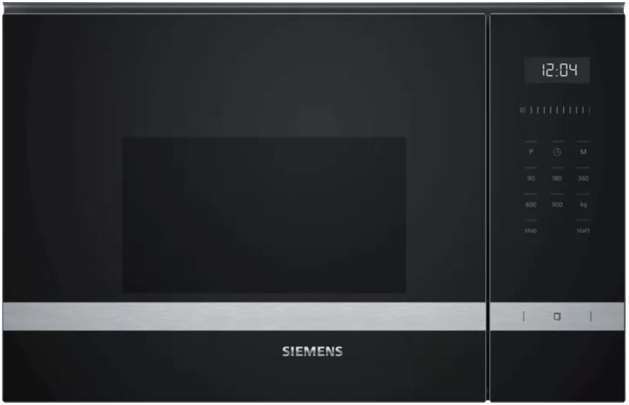 SIEMENS BUILT IN MICROWAVE 25 LITRE 900 WATT SS | BF555LMSOB