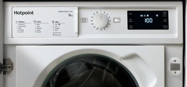 HOTPOINT 9KH 1400RPM BUILT IN WASHING MACHINE | BIWMHG91485
