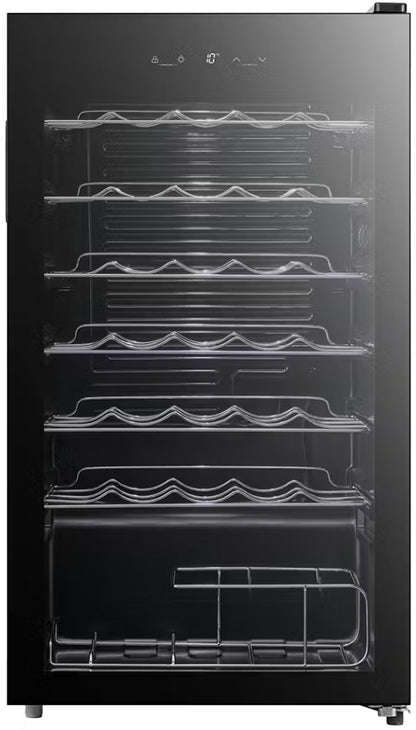BELLING FREESTANDING 34 BOTTLE WINE COOLER BLACK | BWS93BK