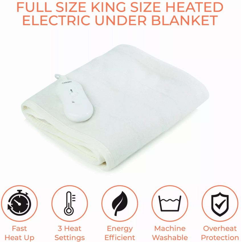 CARMEN KING SIZE UNDER BLANKET 120CM X 165CM | C81197