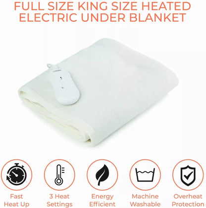 CARMEN KING SIZE UNDER BLANKET 120CM X 165CM | C81197