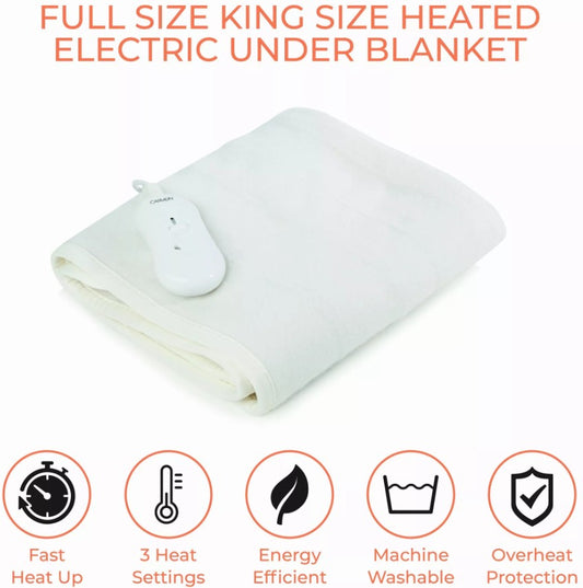 CARMEN KING SIZE UNDER BLANKET 120CM X 165CM | C81197