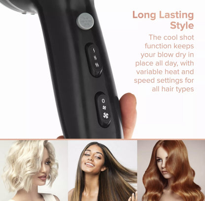 CARMEN 2200 WATT HAIRDRYER BLACK | C81237BLK