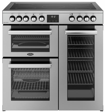 BELLING 90CM CERAMIC COOKCENTRE STAINLESS STEEL | CC90ESTA
