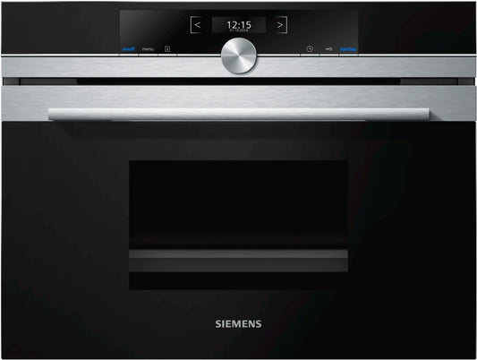 SIEMENS 60CM BUILT IN COMPACT STEAM OVEN | CD634GASOB