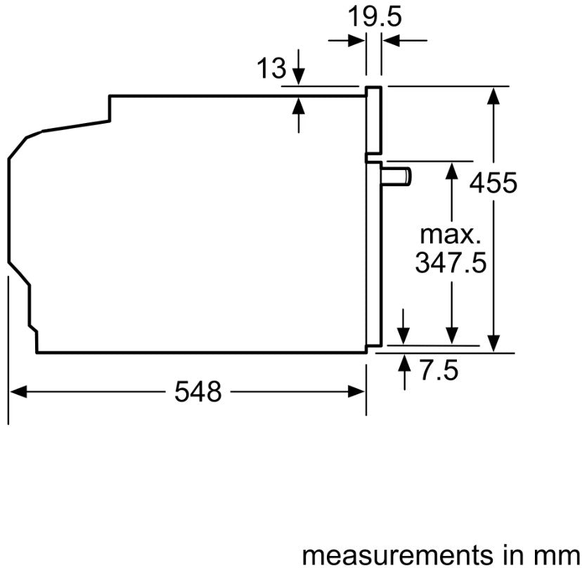 SIEMENS 60CM BUILT IN COMPACT STEAM OVEN | CD634GASOB