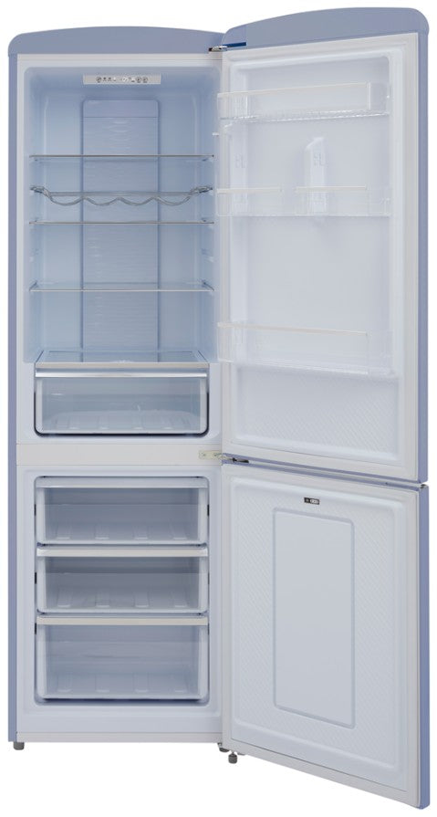 CDA FREESTANDING FRIDGE FREEZER 60:40 SEA HOLLY | CDAFLORENCESEAHOLLY