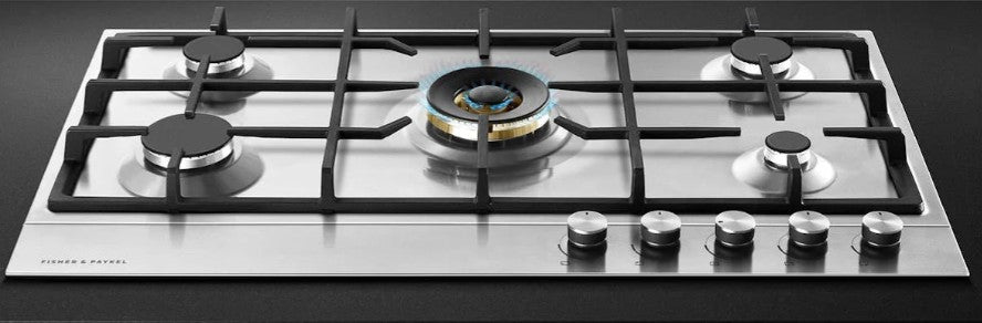 FISHER&PAYKEL 90CM 5 BURNER GAS HOB | CG905DLPX1