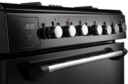 RANGEMASTER CLASSIC 60CM DUAL FUEL COOKER BLACK | CLA60DFFBLCWR
