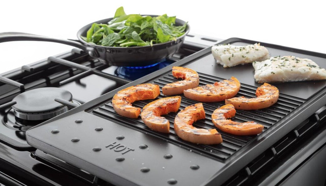 RANGEMASTER CLASSIC 60CM DUAL FUEL COOKER BLACK | CLA60DFFBLCWR