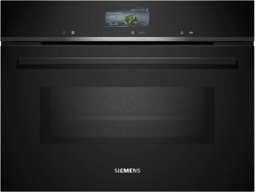 SIEMENS IQ700 BUILT IN COMPACT OVEN WITH MICROWAVE | CM776G1B1B