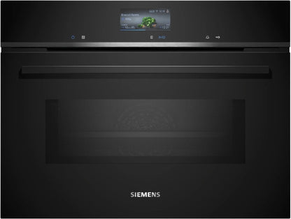 SIEMENS IQ700 BUILT IN COMPACT OVEN WITH MICROWAVE | CM776G1B1B