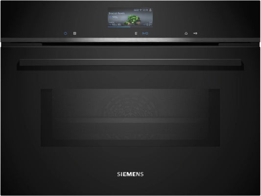 SIEMENS IQ700 BUILT IN COMPACT OVEN WITH MICROWAVE | CM776G1B1B