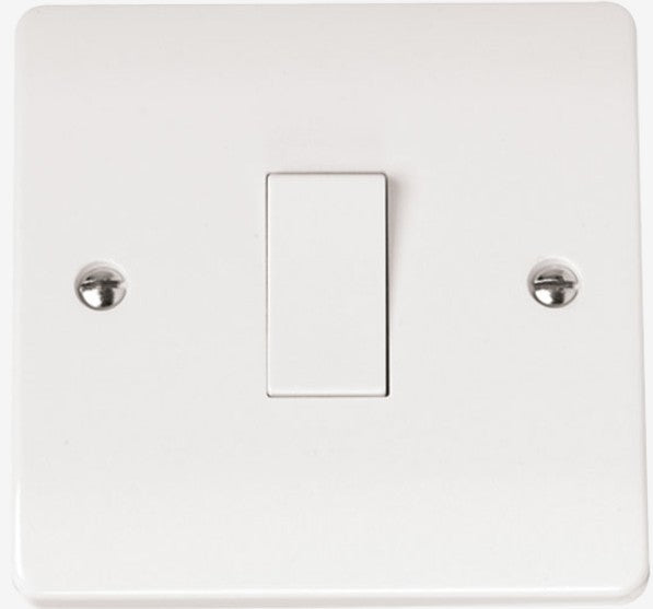 1 GANG 2 WAY 10A SWITCH MINIGRID PLATE | CMA011