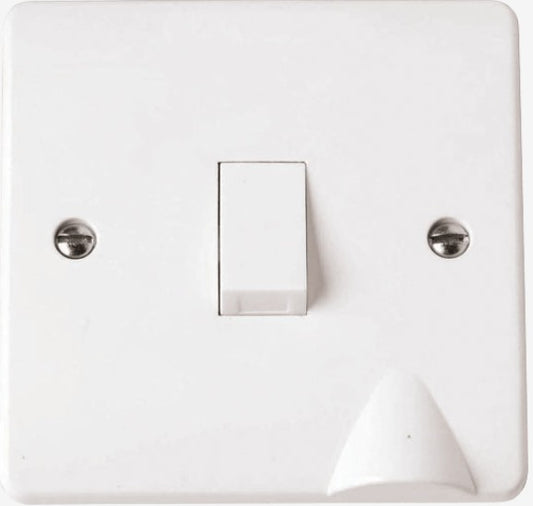 1-GANG 2-POLE 20A SWITCH WITH F/OUTLET | CMA022
