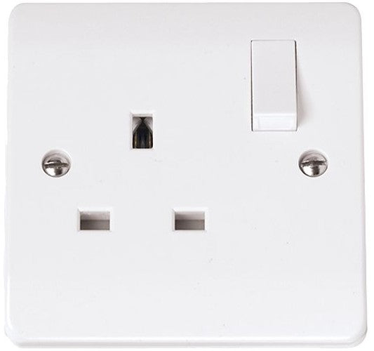 1 GANG DP 13A SW SOCKET WHITE | CMA1035