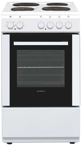 NORDMENDE 50CM FREESTANDING ELECTRIC COOKER SOLI | CSE515WH