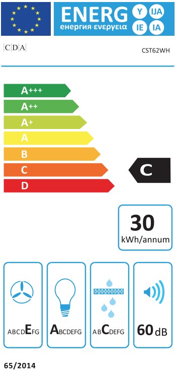 CDA 60CM TRADITIONAL  COOKER HOOD ST-STEEL | CST62SS