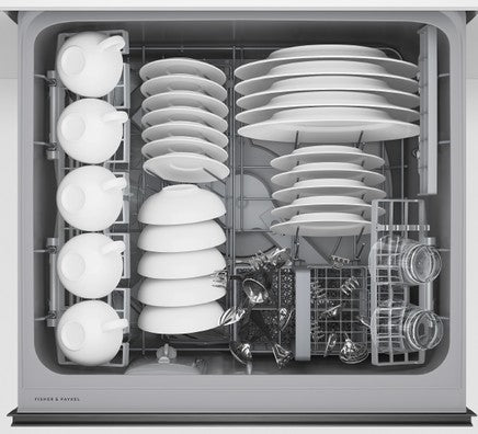 FISHER & PAYKEL DOUBLE DISHDRAWER BLACK STEEL | DD60D2HNB9
