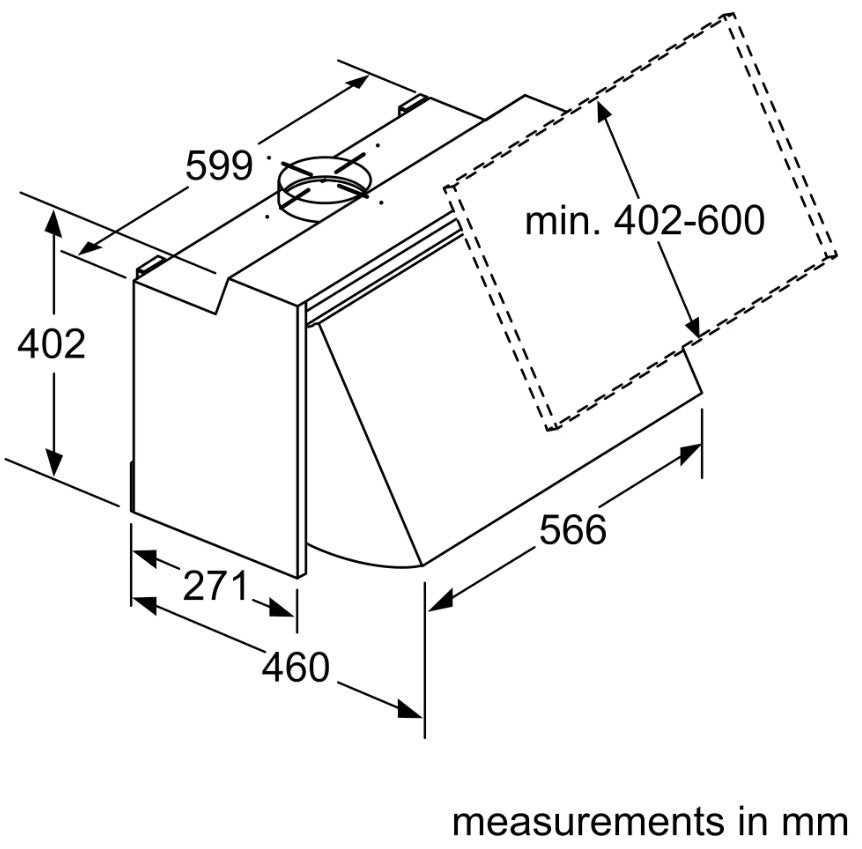BOSCH INTEGRATED HOOD | DEM66AC00B