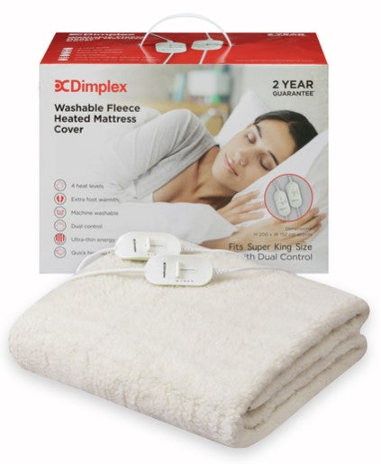 DIMPLEX SUPER KING MATTRESS COVER FLEECE 6FT6X6FT | DMC3004