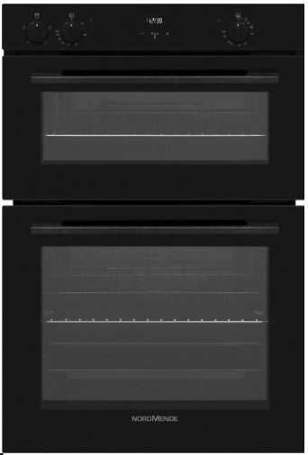 NORDMENDE BUILT IN DOUBLE OVEN BLACK | DOI326BL