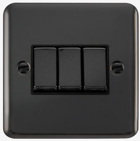 10A 3G 2W SWITCH PLATE | DPBN413BK