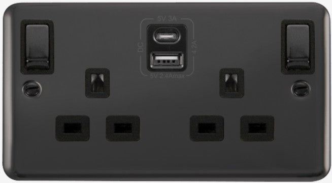 2G 13A SW SKT 4.2A USB INGOT | DPBN586BK