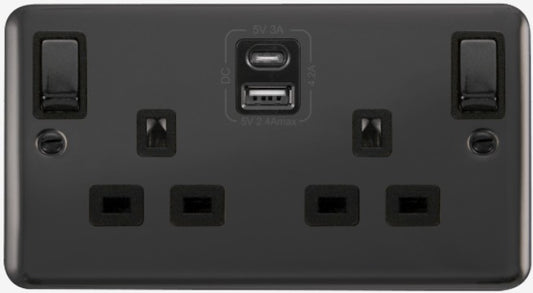 2G 13A SW SKT 4.2A USB INGOT | DPBN586BK