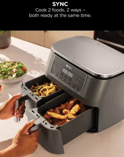 NINJA 6-IN-1 DUAL ZONE AIR FRYER 7.6L | DZ300UK