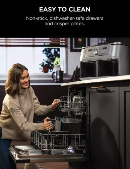 NINJA MAX 6-IN-1 DUAL ZONE AIR FRYER 9.5L | DZ400UK