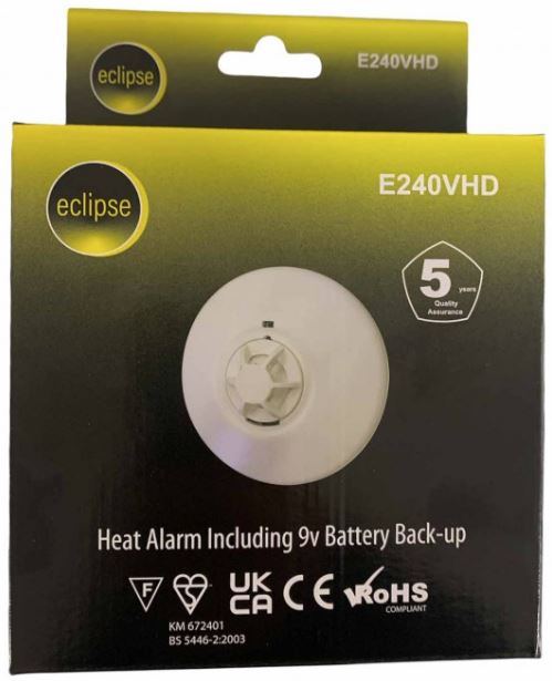 HEAT ALRM WITH BATTERY BACK UP | E240VHD